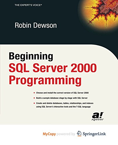 9781430251736: Beginning SQL Server 2000 Programming