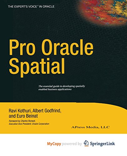 9781430253044: Pro Oracle Spatial