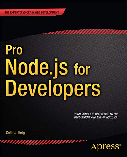 Imagen de archivo de Pro Node.js for Developers a la venta por Lot O'Books