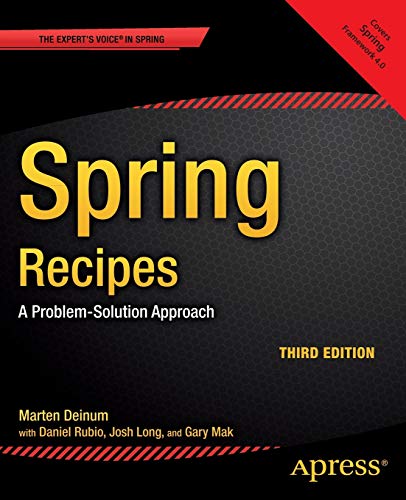 Stock image for Spring Recipes: A Problem-Solution Approach for sale by HPB-Red