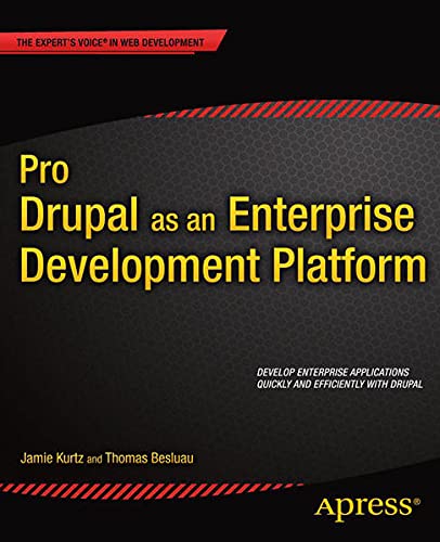 9781430260059: Pro Drupal as an Enterprise Development Platform