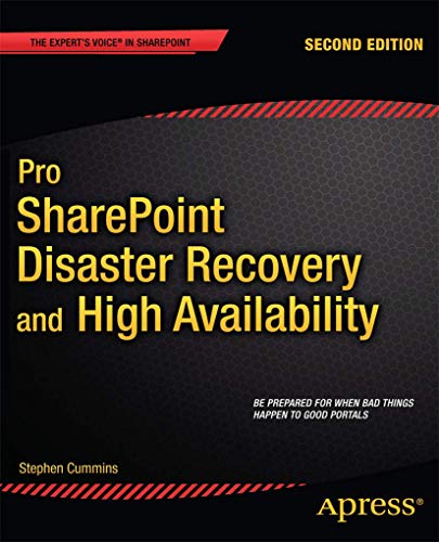 Beispielbild fr Pro SharePoint Disaster Recovery and High Availability zum Verkauf von Buchpark