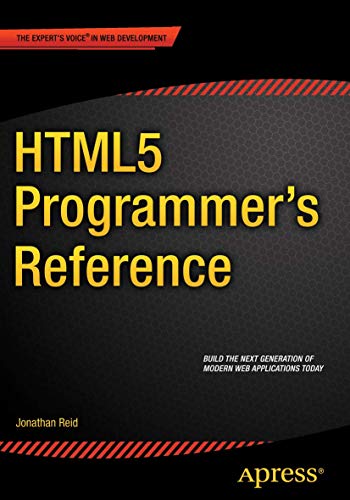 Stock image for HTML5 Programmer's Reference for sale by HPB-Red