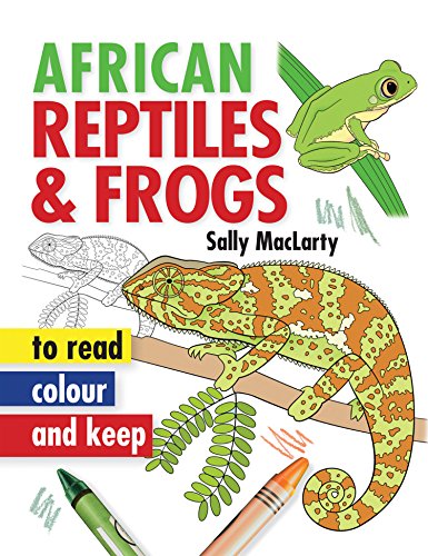 Stock image for African Reptiles & Frogs (Read, colour and keep) for sale by Wonder Book