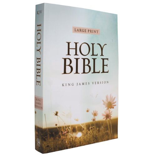 9781432103057: Holy Bible: KJV Large Print Soft Cover Edition: Meadow Flowers (King James Bible)