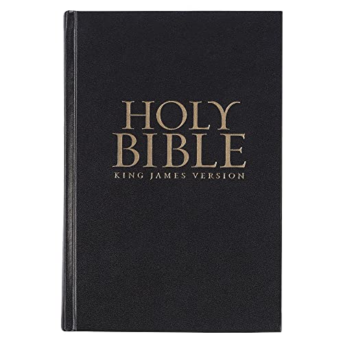 Stock image for KJV Holy Bible, Pew and Worship Bible Large Print Red Letter Edition Hardcover - Ribbon Marker, King James Version, Black for sale by Books Unplugged