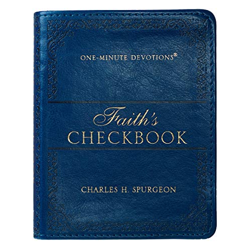 Stock image for Faith's Checkbook: One-Minute Devotions (LuxLeather) for sale by HPB Inc.