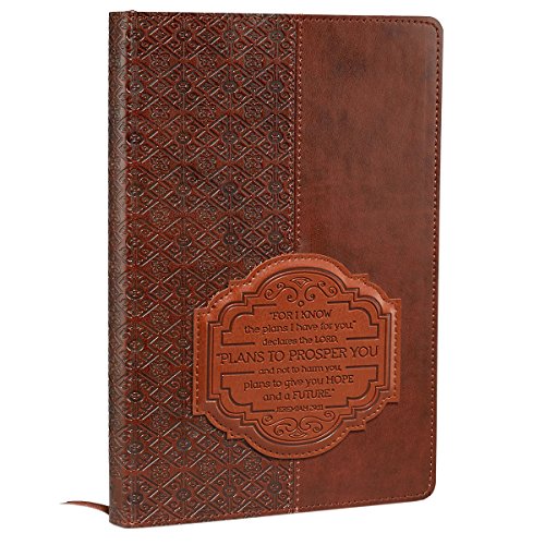 Stock image for Brown "I Know the Plans" Flexcover Journal - Jeremiah 29:11 for sale by A1AMedia