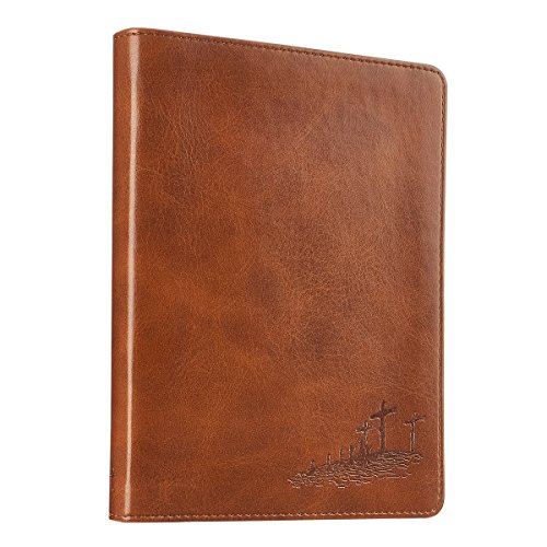 9781432113148: Journal Lux-Leather for God So Loved Brown John 3:16