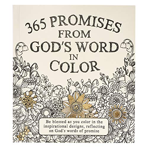 Imagen de archivo de 365 Promises From God's Word In Color: Scripture and Coloring Pages, Compact Purse Size - Be blessed as You Color in the Inspirational Designs, Reflecting on God's Words of Promise a la venta por Jenson Books Inc