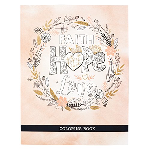 Stock image for Faith Hope Love Inspirational Coloring Book for Adults and Teens with Scripture for sale by Your Online Bookstore
