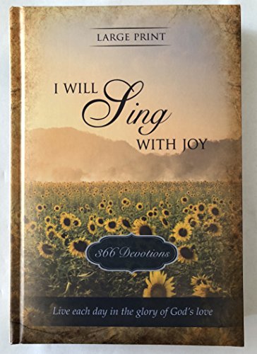 Imagen de archivo de I Will Sing With Joy a la venta por ThriftBooks-Dallas