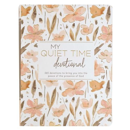 Imagen de archivo de My Quiet Time Devotional - 365 Devotions for Women To Bring You Into The Peace Of The Presence of God Peach Floral Softcover Flexcover Gift Book w/Ribbon Marker a la venta por Goodwill of Colorado