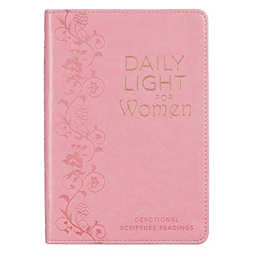 Stock image for Daily Light For Women Classic Collection of 366 Devotional Scripture Readings from ESV Bible - Pink Faux Leather Flexcover Gift Book for Women w/Ribbon Marker, Gilt-Edge Pages for sale by gwdetroit