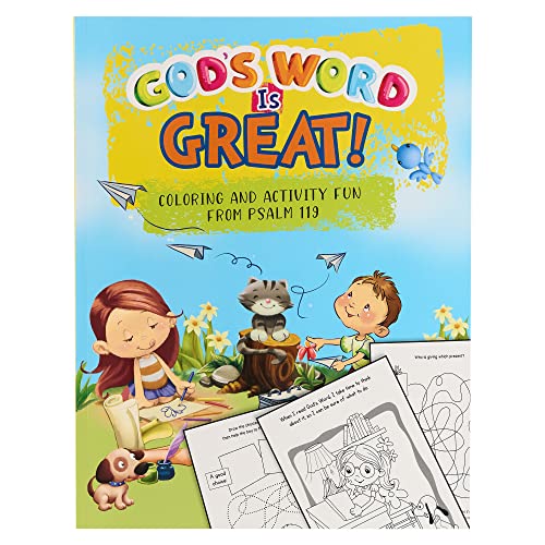 Stock image for God's Word is Great! Coloring Book and Activity Fun Book From Psalm 119 for sale by Goodwill