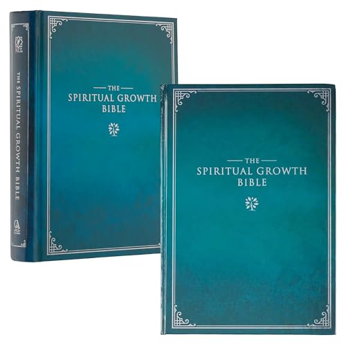 Stock image for The Spiritual Growth Bible, Study Bible, NLT - New Living Translation Holy Bible, Hardcover, Teal for sale by Books Unplugged