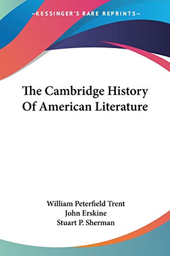 9781432524845: The Cambridge History of American Literature