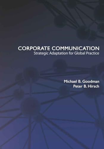 Beispielbild fr Corporate Communication: Strategic Adaptation for Global Practice zum Verkauf von HPB-Red