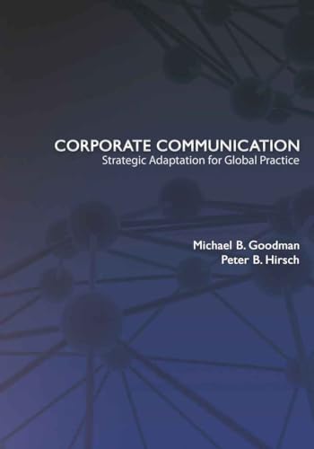 Stock image for Corporate Communication: Strategic Adaptation for Global Practice for sale by ZBK Books