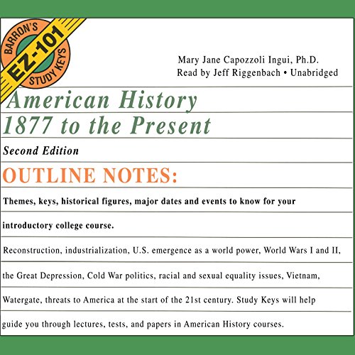 9781433223686: American History, 1877 to the Present, Second Edition (Barron's EZ-101 Study Keys)