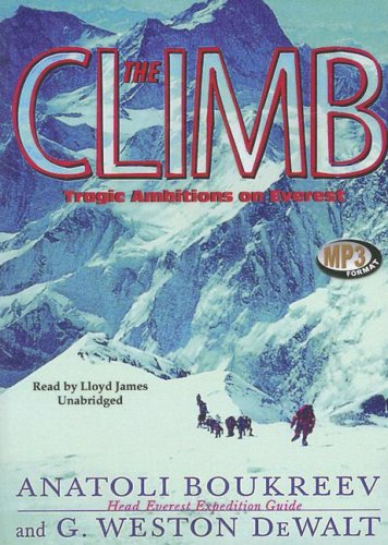 Beispielbild fr The Climb: Tragic Ambitions on Everest: Library Edition zum Verkauf von Revaluation Books