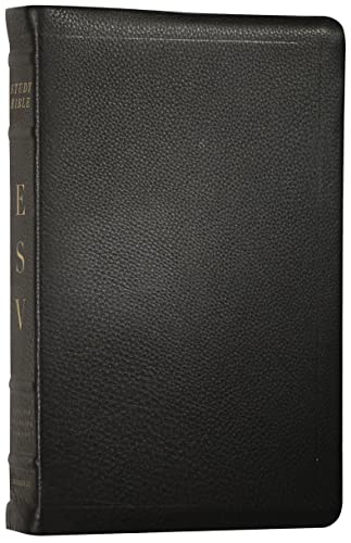 9781433502439: Holy Bible: English Standard Version Black Premium Calfskin Leather Study Bible