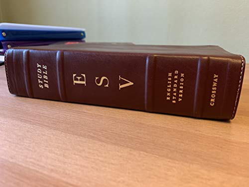 ESV Study Bible (Calfskin, Cordovan) (9781433503955) by ESV Bibles By Crossway