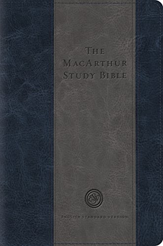 Beispielbild fr ESV MacArthur Study Bible (TruTone, Blue/Charcoal) zum Verkauf von dsmbooks