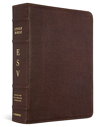 9781433521782: ESV Study Bible: English Standard Version, Deep Brown, Cowhide Leather, Study Bible