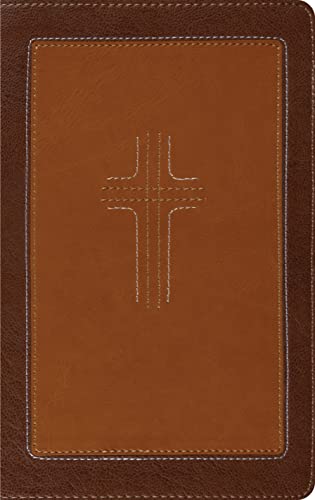 Stock image for ESV Thinline Bible (TruTone, Cordovan/Saddle, CrossStitch Design) for sale by Save With Sam