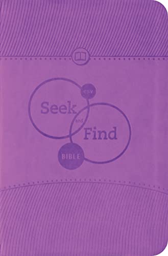 9781433524493: Seek and Find Bible: English Standard Version, Lavender, Trutone