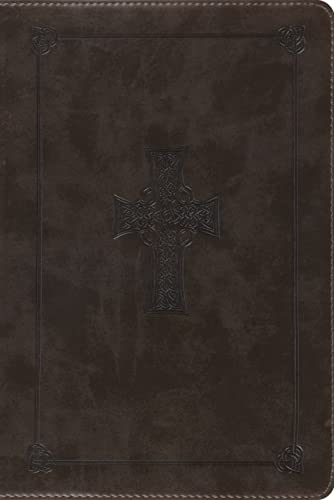 Imagen de archivo de ESV Study Bible, Personal Size (TruTone, Olive, Celtic Cross Design) a la venta por ThriftBooks-Atlanta