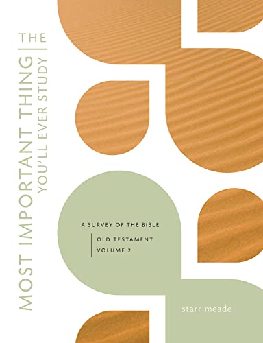 Imagen de archivo de The Most Important Thing Youll Ever Study: A Survey of the Bible: Old Testament, Vol. 2 (Most Important Thing Youll Ever Study, 2) a la venta por Goodwill of Colorado