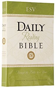 Beispielbild fr ESV Daily Reading Bible zum Verkauf von Once Upon A Time Books