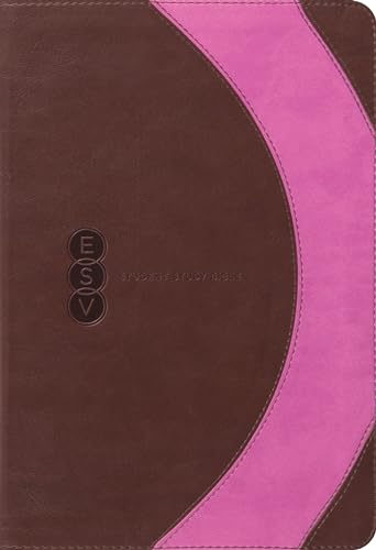 Stock image for ESV Student Study Bible (TruTone, Brown/Pink, Arc Design) for sale by Wonder Book