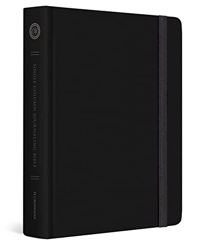 ESV Single Column Journaling Bible-Black Moleskine