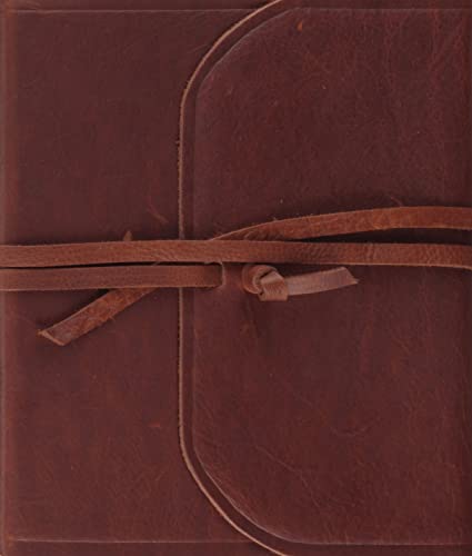 9781433531927: ESV Single Column Journaling Bible (Brown, Flap with Strap)