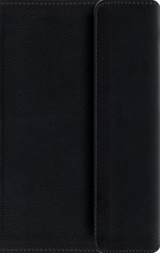 9781433535581: ESV Large Print Compact Bible, Bonded Leathe with Snap, Black