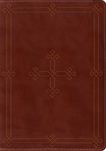 9781433535727: ESV Study Bible (TruTone, Brown, Engraved Cross Design)