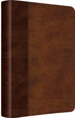 ESV Gospel Application Bible TruTone Brown/Saddle Timeless Design (9781433537936) by Crossway