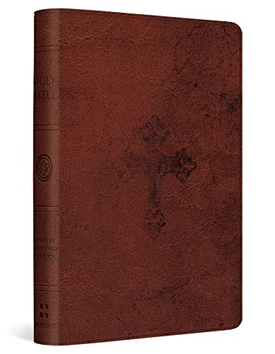ESV Compact Bible (TruTone, Walnut, Weathered Cross Design) (9781433540523) by ESV Bibles
