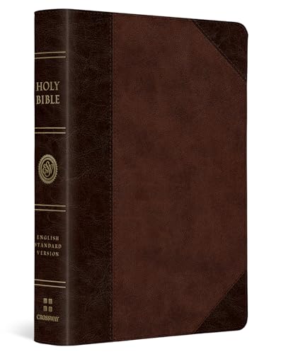 Beispielbild fr ESV Large Print Compact Bible TruTone Brn Walnut Portfolio Design: English Standard Version, Brown/Walnut, TruTone, Portfolio Design zum Verkauf von Monster Bookshop