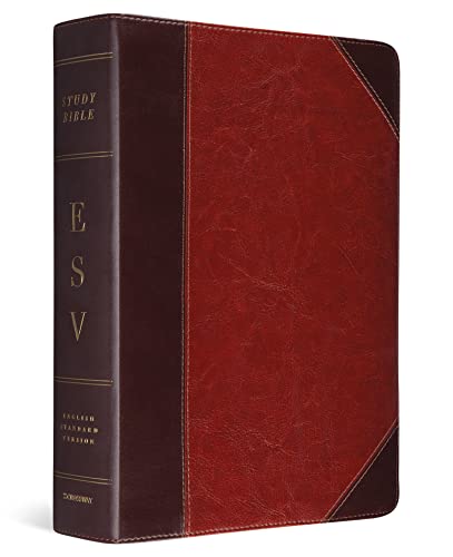 9781433544040: ESV Study Bible: English Standard Version, Brown/Cordovan Trutone, Portfolio Design