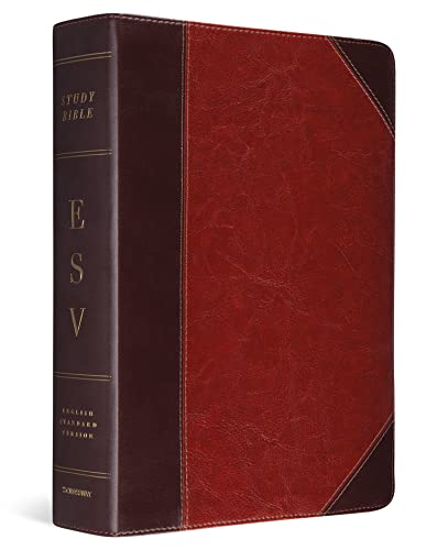 9781433544040: Study Bible-ESV-Portfolio Design (Esv Bibles): English Standard Version, Brown/Cordovan Trutone, Portfolio Design