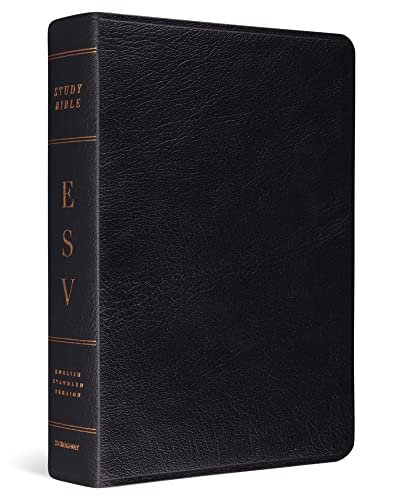 ESV Study Bible: English Standard Version, Black, Genuine Leather - Not Available (Not Available)