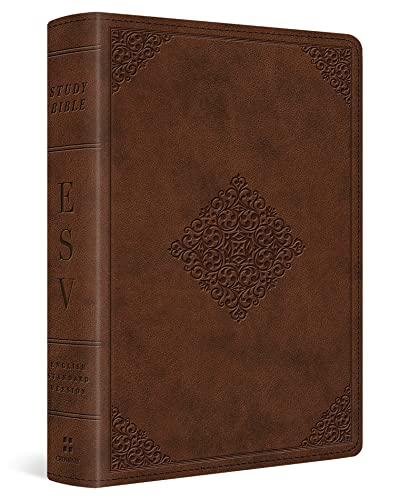 ESV Study Bible/Personal Size-Saddle Ornament Design TruTone