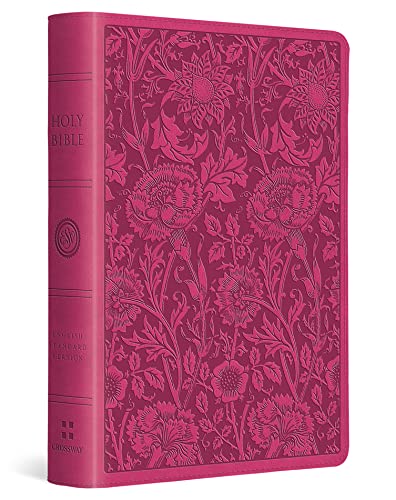 9781433545771: ESV Large Print Compact Bible: English Standard Version, Berry, Floral, Trutone