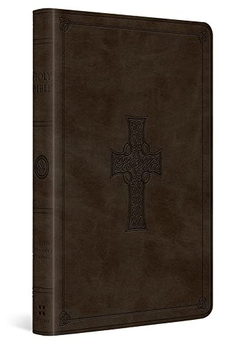 Imagen de archivo de ESV Large Print Value Thinline Bible (TruTone, Olive, Celtic Cross Design) a la venta por kelseyskorner