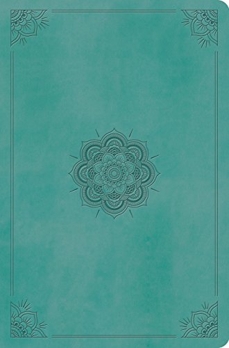 9781433551666: Holy Bible: English Standard Version, Value Compact Bible, Trutone Turquoise, Emblem Design