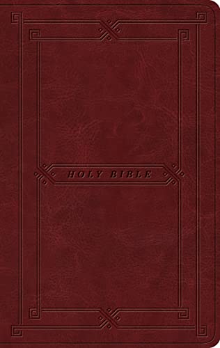 Imagen de archivo de ESV Value Thinline Bible (TruTone, Cordovan, Vintage Frame Design)" a la venta por Hawking Books